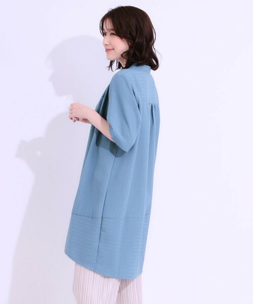 SHOO・LA・RUE / シューラルー チュニック | 【洗える】楽に体型カバー叶う チュニックワンピース | 詳細2