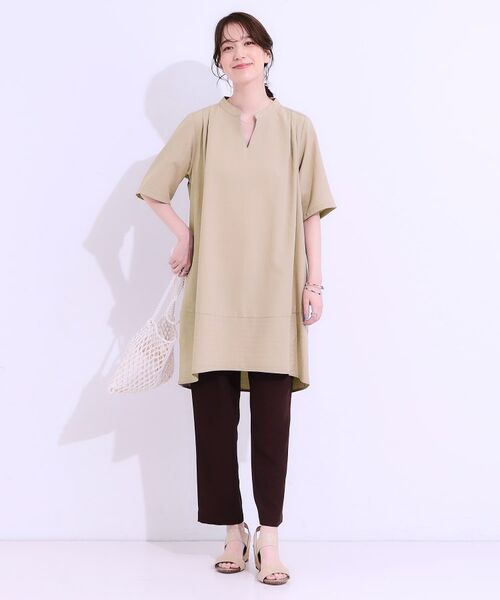 SHOO・LA・RUE / シューラルー チュニック | 【洗える】楽に体型カバー叶う チュニックワンピース | 詳細7