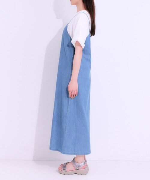 SHOO・LA・RUE / シューラルー ロング・マキシ丈ワンピース | 【S-LL】女性らしさ漂う ライトデニム Aラインキャミワンピース | 詳細14