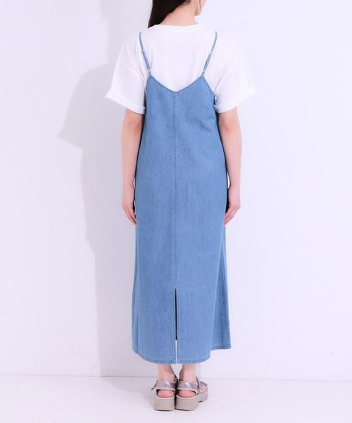SHOO・LA・RUE / シューラルー ロング・マキシ丈ワンピース | 【S-LL】女性らしさ漂う ライトデニム Aラインキャミワンピース | 詳細15