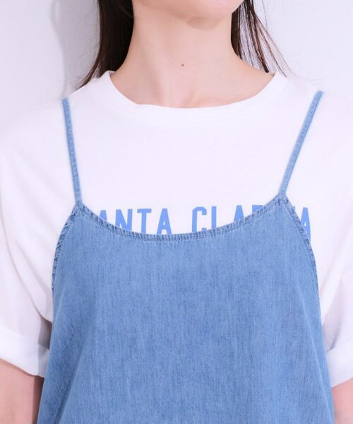 SHOO・LA・RUE / シューラルー ロング・マキシ丈ワンピース | 【S-LL】女性らしさ漂う ライトデニム Aラインキャミワンピース | 詳細16