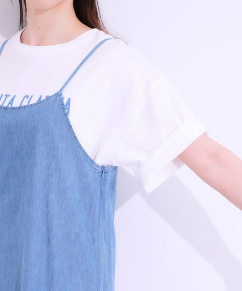 SHOO・LA・RUE / シューラルー ロング・マキシ丈ワンピース | 【S-LL】女性らしさ漂う ライトデニム Aラインキャミワンピース | 詳細17