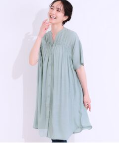 【新品】Madii Fabrica （二子玉川高島屋)　切替カットソーチュニック セール】 胸切り替えチュールカットソーチュニック （チュニック