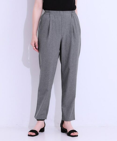 SHOO・LA・RUE / シューラルー パンツ | 【SS-3L/ひんやり/吸水速乾/UV】軽量でさらりと穿ける テーパードパンツ | 詳細1