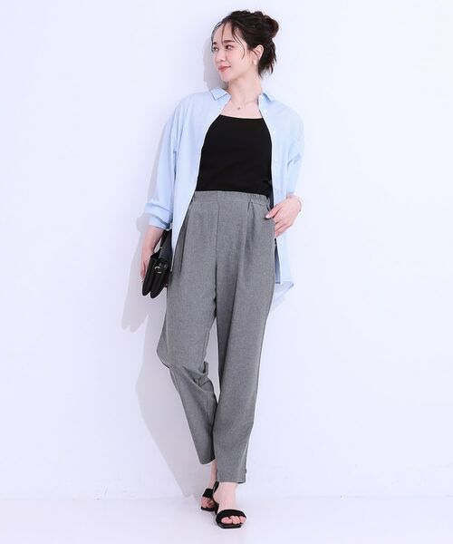 SHOO・LA・RUE / シューラルー パンツ | 【SS-3L/ひんやり/吸水速乾/UV】軽量でさらりと穿ける テーパードパンツ | 詳細3