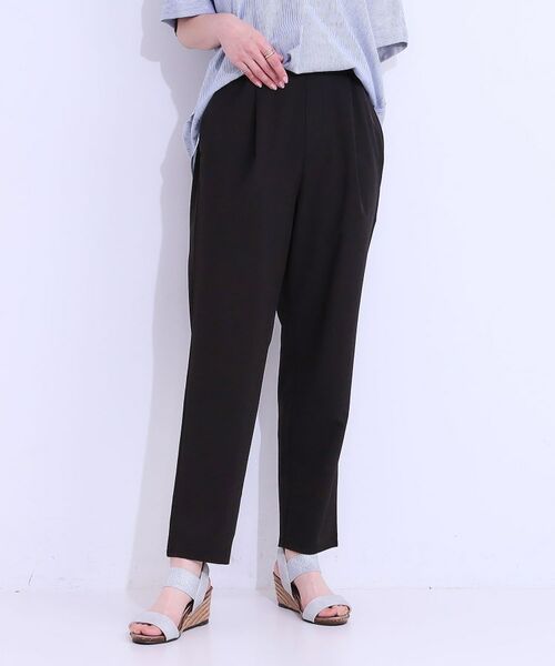 SHOO・LA・RUE / シューラルー パンツ | 【SS-3L/ひんやり/吸水速乾/UV】軽量でさらりと穿ける テーパードパンツ | 詳細5