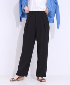 SHOO・LA・RUE / シューラルー パンツ | 【洗える/S-LL】麻調ビンテージストレート