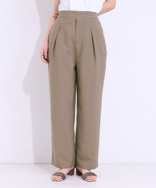 SHOO・LA・RUE / シューラルー パンツ | 【洗える/S-LL】麻調ビンテージストレート | 詳細6