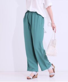 SHOO・LA・RUE / シューラルー パンツ | 【S-LL/ひんやり】楽してきれい見え ドビースラブ ストレートパンツ