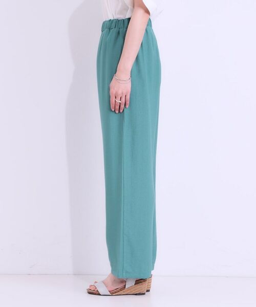 SHOO・LA・RUE / シューラルー パンツ | 【S-LL/ひんやり】楽してきれい見え ドビースラブ ストレートパンツ | 詳細14