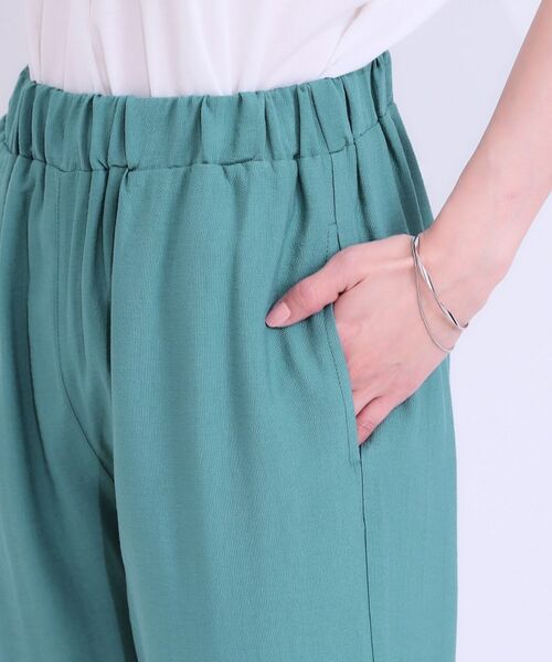 SHOO・LA・RUE / シューラルー パンツ | 【S-LL/ひんやり】楽してきれい見え ドビースラブ ストレートパンツ | 詳細17