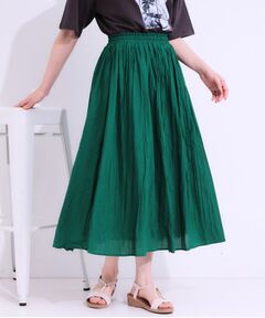 SHOO・LA・RUE / シューラルー ロング・マキシ丈スカート | ナチュラルなシワ加工が大人見え エアリーロングスカート