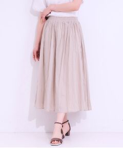 SHOO・LA・RUE / シューラルー ロング・マキシ丈スカート | ナチュラルなシワ加工が大人見え エアリーロングスカート