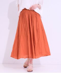 SHOO・LA・RUE / シューラルー ロング・マキシ丈スカート | ナチュラルなシワ加工が大人見え エアリーロングスカート