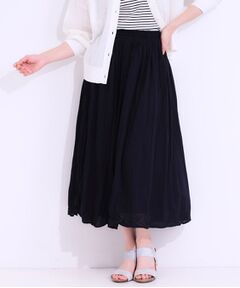 SHOO・LA・RUE / シューラルー ロング・マキシ丈スカート | ナチュラルなシワ加工が大人見え エアリーロングスカート