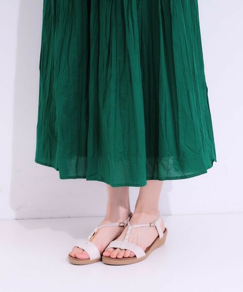 SHOO・LA・RUE / シューラルー ロング・マキシ丈スカート | ナチュラルなシワ加工が大人見え エアリーロングスカート | 詳細21