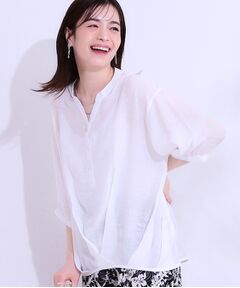 SHOO・LA・RUE / シューラルー シャツ・ブラウス | 【S-LL】インせず腰回りすっきり フロントタックブラウス