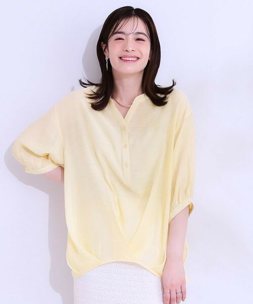 SHOO・LA・RUE / シューラルー シャツ・ブラウス | 【S-LL】インせず腰回りすっきり フロントタックブラウス | 詳細21