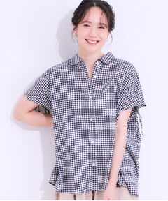 SHOO・LA・RUE / シューラルー シャツ・ブラウス | 【S-LL/ひんやり】後ろ姿も抜かりなく インせず着られる バックギャザーシャツ