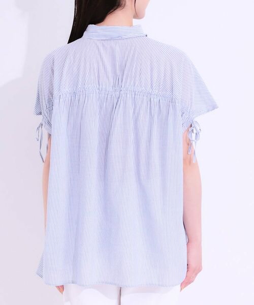 SHOO・LA・RUE / シューラルー シャツ・ブラウス | 【S-LL/ひんやり】後ろ姿も抜かりなく インせず着られる バックギャザーシャツ | 詳細27