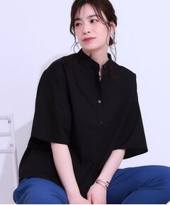 SHOO・LA・RUE / シューラルー シャツ・ブラウス | 【洗える/5分袖】インせず着られるショートシャツ