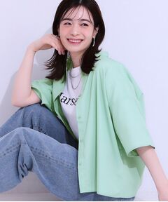 SHOO・LA・RUE / シューラルー シャツ・ブラウス | 【洗える/5分袖】インせず着られるショートシャツ