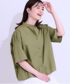 SHOO・LA・RUE / シューラルー シャツ・ブラウス | 【洗える/5分袖】インせず着られるショートシャツ