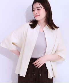 SHOO・LA・RUE / シューラルー シャツ・ブラウス | 【洗える/5分袖】インせず着られるショートシャツ