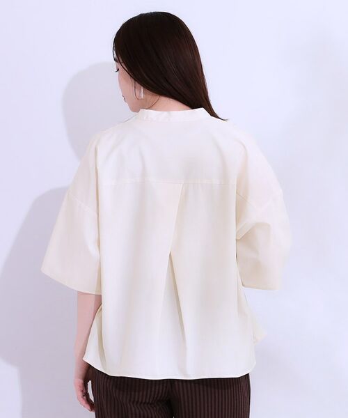 SHOO・LA・RUE / シューラルー シャツ・ブラウス | 【洗える/5分袖】インせず着られるショートシャツ | 詳細10