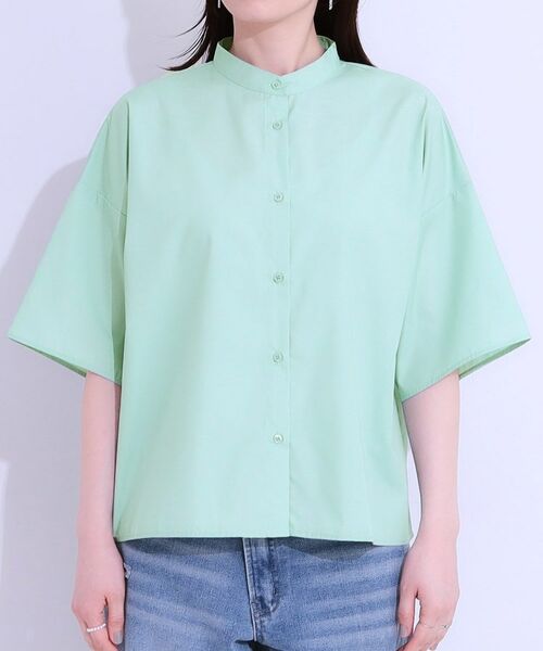 SHOO・LA・RUE / シューラルー シャツ・ブラウス | 【洗える/5分袖】インせず着られるショートシャツ | 詳細17