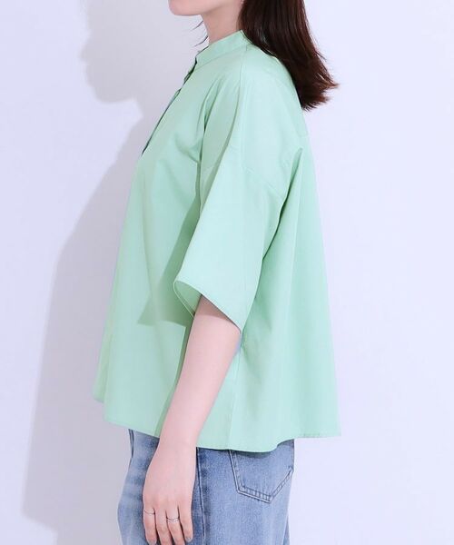 SHOO・LA・RUE / シューラルー シャツ・ブラウス | 【洗える/5分袖】インせず着られるショートシャツ | 詳細18