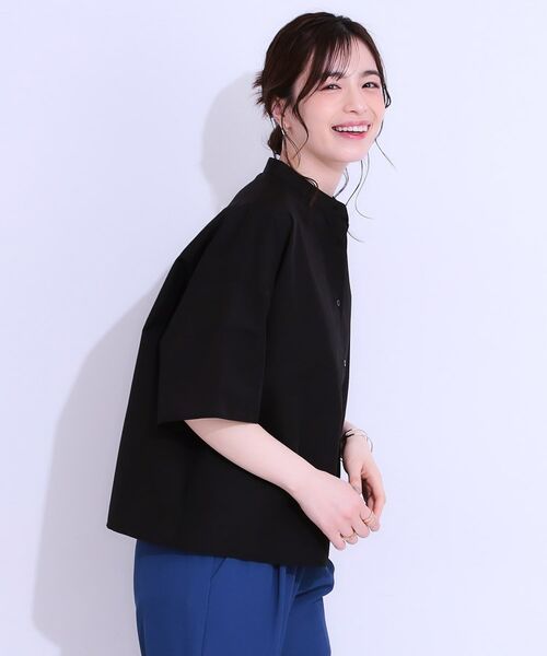 SHOO・LA・RUE / シューラルー シャツ・ブラウス | 【洗える/5分袖】インせず着られるショートシャツ | 詳細2