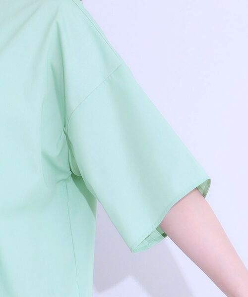 SHOO・LA・RUE / シューラルー シャツ・ブラウス | 【洗える/5分袖】インせず着られるショートシャツ | 詳細21