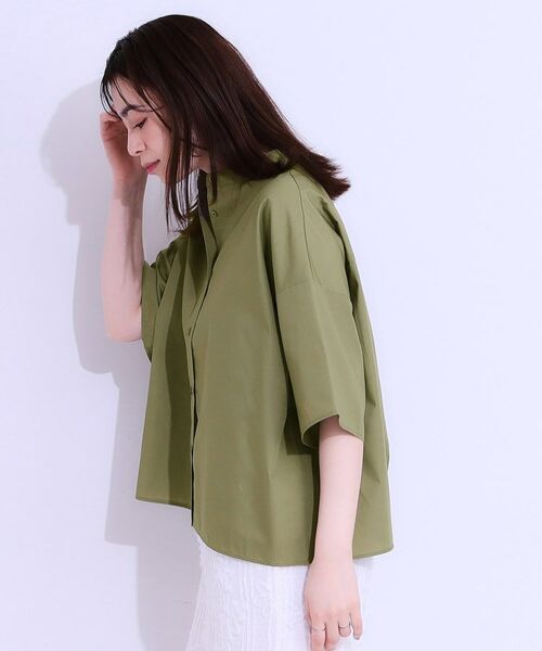 SHOO・LA・RUE / シューラルー シャツ・ブラウス | 【洗える/5分袖】インせず着られるショートシャツ | 詳細6