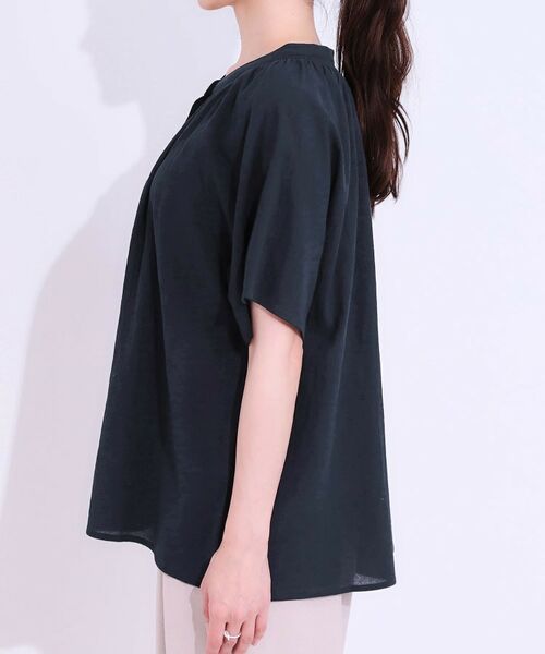 SHOO・LA・RUE / シューラルー シャツ・ブラウス | 体型カバーも叶う 大人上品なコットンボイルブラウス | 詳細14