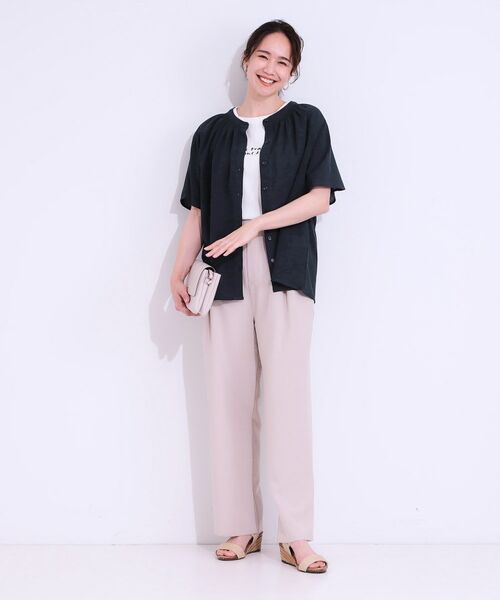 SHOO・LA・RUE / シューラルー シャツ・ブラウス | 体型カバーも叶う 大人上品なコットンボイルブラウス | 詳細3