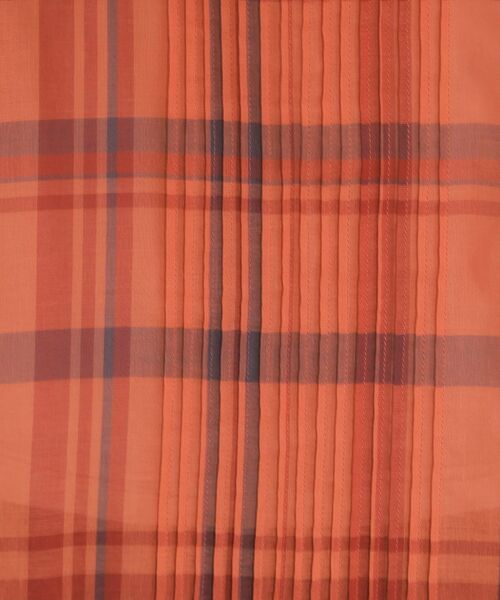 SHOO・LA・RUE / シューラルー シャツ・ブラウス | 【S-LL/体型カバー】インせず着られる ポンチョシルエット シアーチェックブラウス | 詳細11