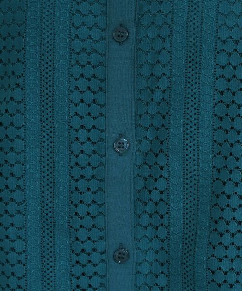 SHOO・LA・RUE / シューラルー シャツ・ブラウス | 【S-LL】さらりと大人上品 レース切替半袖ブラウス | 詳細12