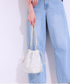 SHOO・LA・RUE / シューラルー ショルダーバッグ | スパンコール巾着ショルダーバッグ