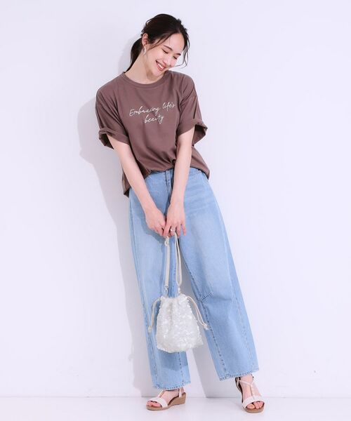 SHOO・LA・RUE / シューラルー ショルダーバッグ | スパンコール巾着ショルダーバッグ | 詳細1