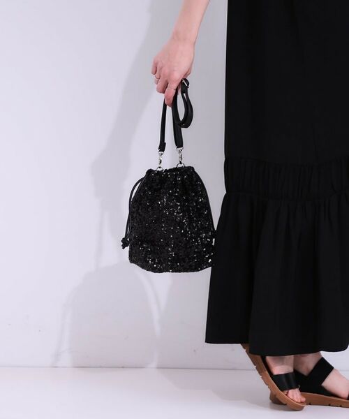 SHOO・LA・RUE / シューラルー ショルダーバッグ | スパンコール巾着ショルダーバッグ | 詳細2
