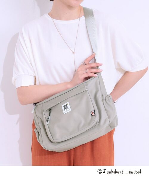 SHOO・LA・RUE / シューラルー ショルダーバッグ | 【Jimbobart×シューラルー】ミドルショルダー【コラボ】(グレー(012))