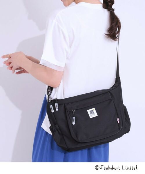SHOO・LA・RUE / シューラルー ショルダーバッグ | 【Jimbobart×シューラルー】ミドルショルダー【コラボ】(ブラック(019))