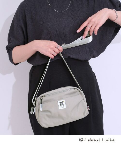 SHOO・LA・RUE / シューラルー ショルダーバッグ | 【Jimbobart×シューラルー】ふっくら小ショルダー【コラボ】(グレー(012))