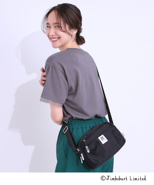 SHOO・LA・RUE / シューラルー ショルダーバッグ | 【Jimbobart×シューラルー】ふっくら小ショルダー【コラボ】(ブラック(019))