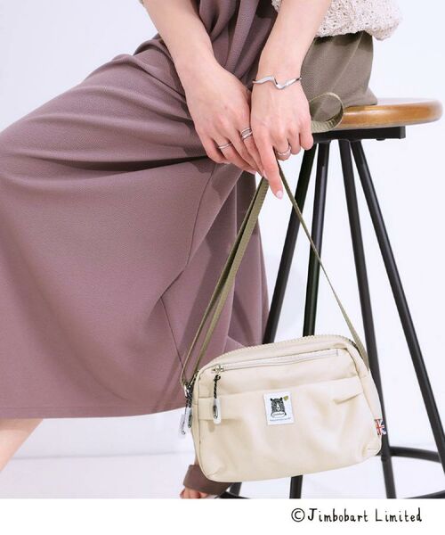SHOO・LA・RUE / シューラルー ショルダーバッグ | 【Jimbobart×シューラルー】ふっくら小ショルダー【コラボ】(ライトベージュ(051))