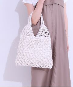 SHOO・LA・RUE / シューラルー トートバッグ | マクラメトートバッグ