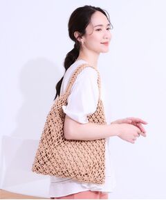 SHOO・LA・RUE / シューラルー トートバッグ | マクラメトートバッグ