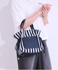 SHOO・LA・RUE / シューラルー トートバッグ | 【2WAY】素材コンビトートバッグ