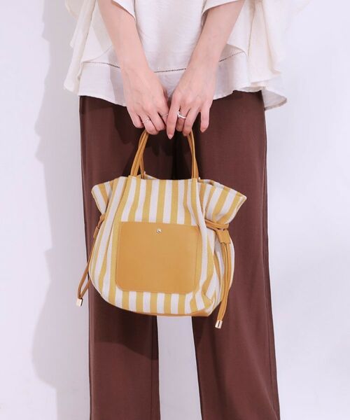 SHOO・LA・RUE / シューラルー トートバッグ | 【2WAY】素材コンビトートバッグ | 詳細1